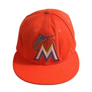 Florida Marlins New Era 59Fifty Official On Field Cap